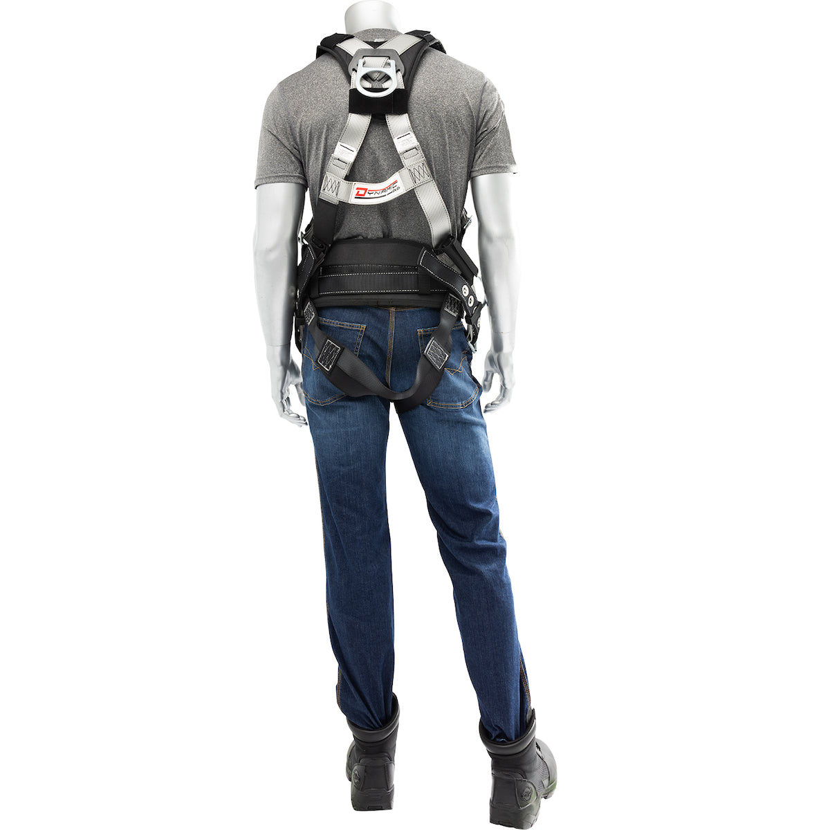 Dynamic FPMB5G3D0D Class-AP Construction Harness W/3 D-Rings & Heavy Duty Belt W/Lumbar Pad