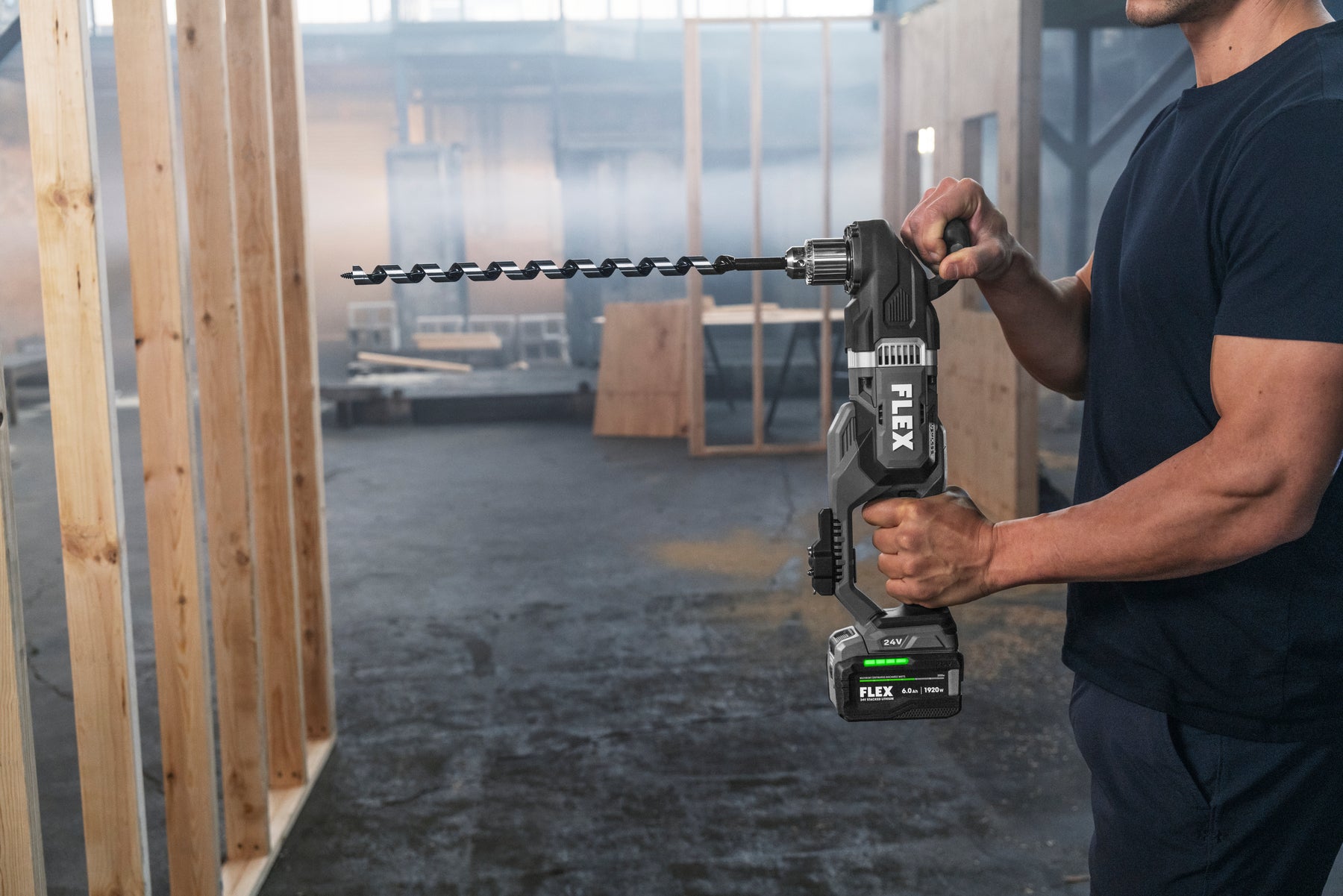 FLEX FX1671-Z 24V 1/2 Inches Compact Right Angle Drill Tool Only