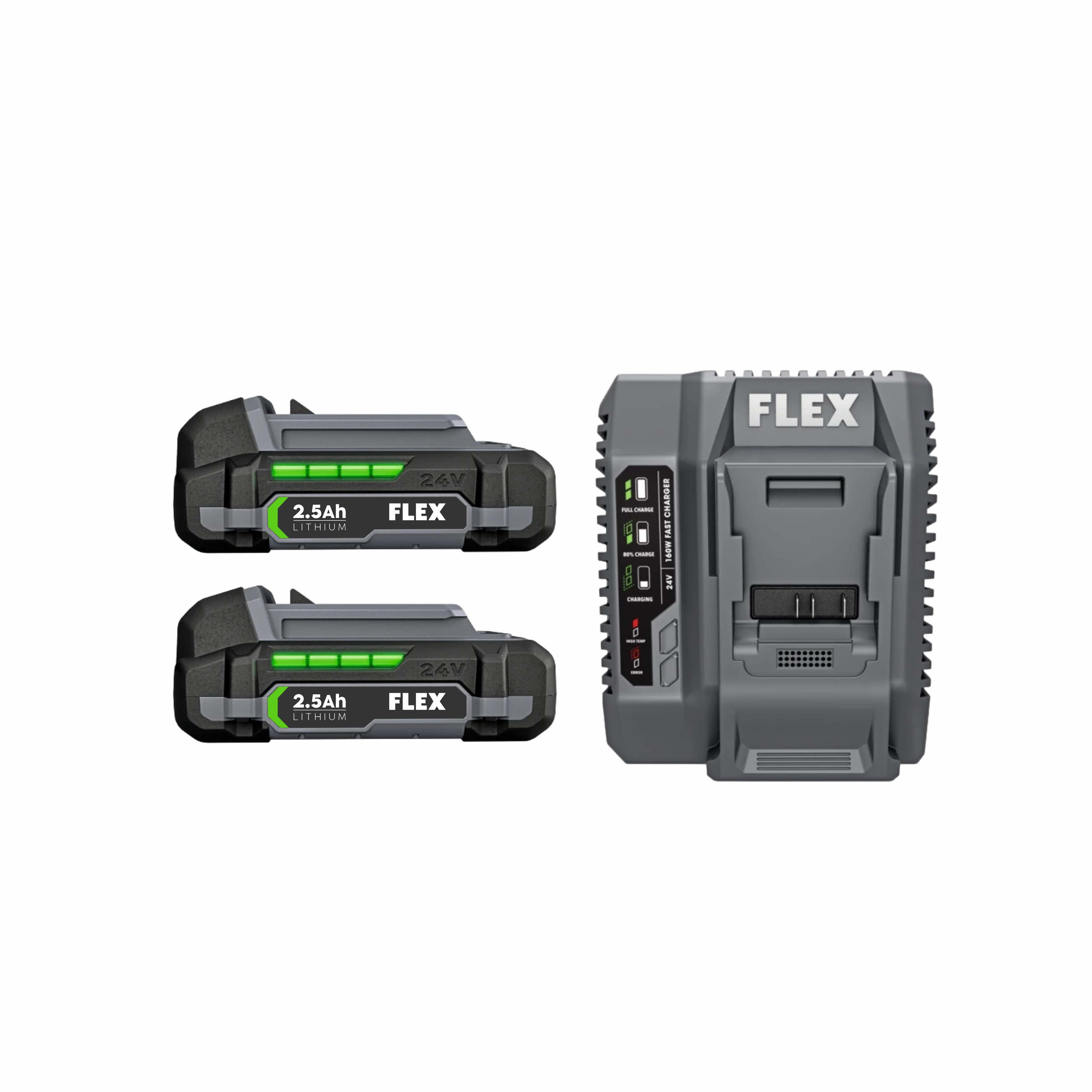 Flex FX1151-2A 1/2 in. Brushless Drill/Driver Kit (2 x 2.5 Ah)