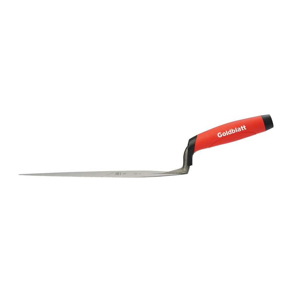 Goldblatt Red One-Piece London Trowel 11-1/2in. x 5in.