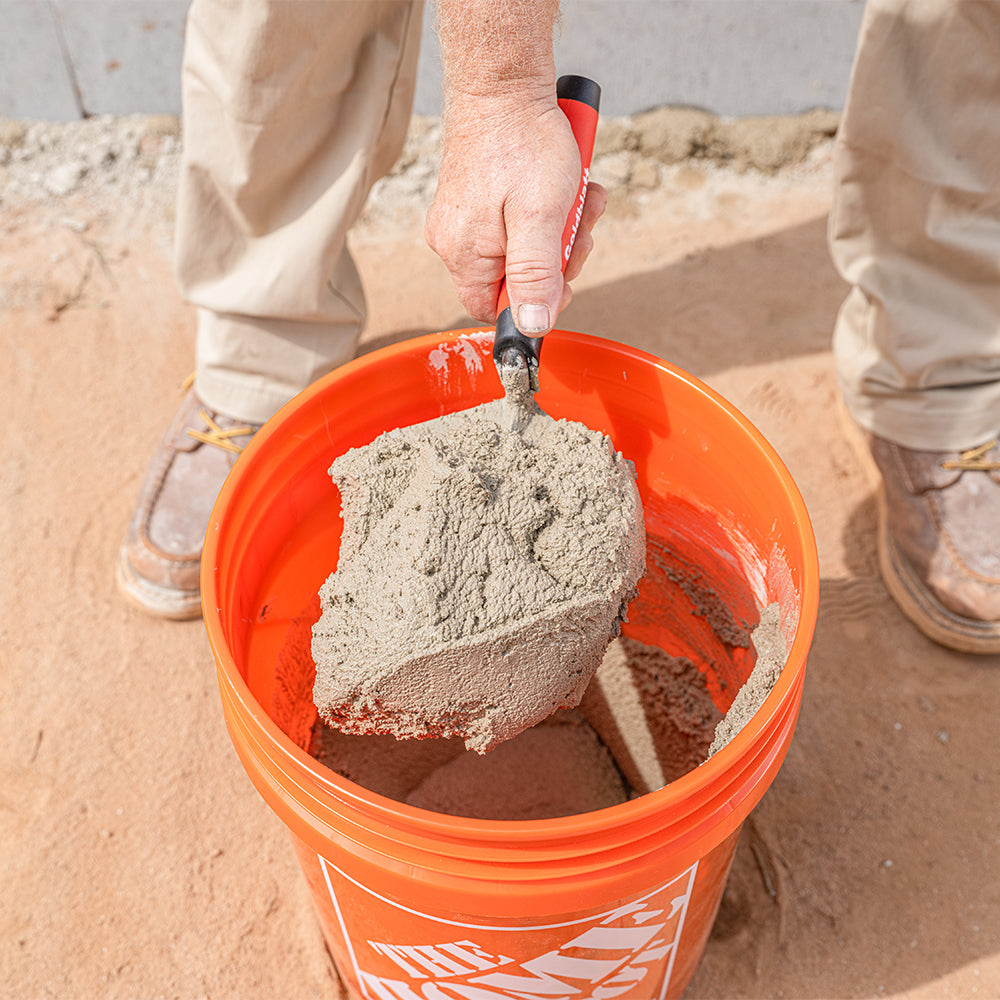 Goldblatt Red One-Piece Universal Bucket Trowel 7-1/2in.