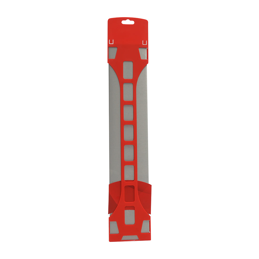 Goldblatt Red Stainless Steel Finishing Trowel W/Soft Grip 20in. x 4in.