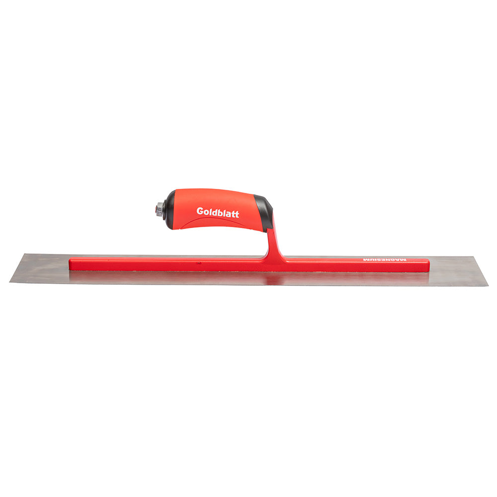 Goldblatt Red Stainless Steel Finishing Trowel W/Soft Grip 20in. x 4in.