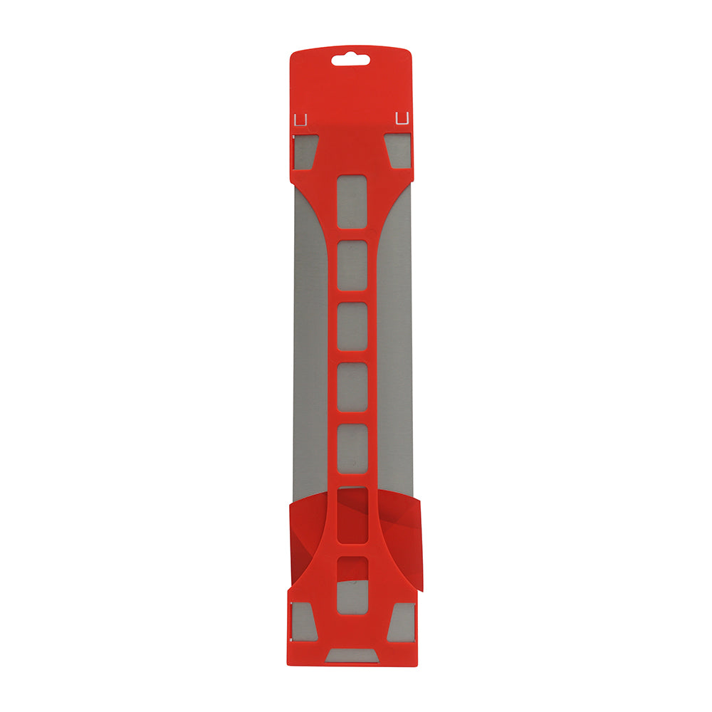 Goldblatt Red Stainless Steel Finishing Trowel W/Soft Grip 18in. x 4in.