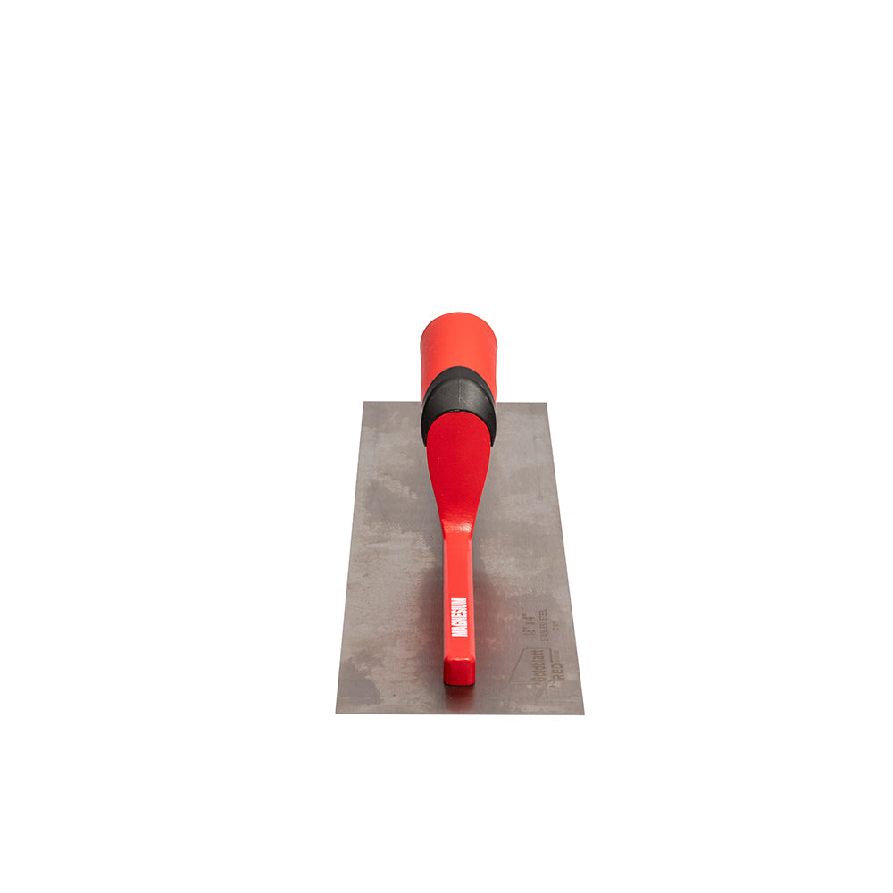 Goldblatt Red Stainless Steel Finishing Trowel W/Soft Grip 18in. x 4in.
