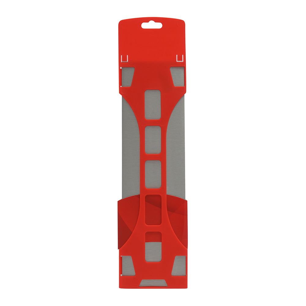 Goldblatt Red Stainless Steel Finishing Trowel W/Soft Grip 14in. x 4in.
