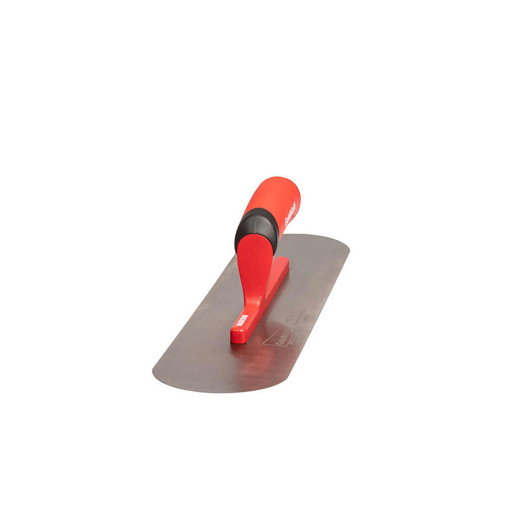 Goldblatt Red Stainless Steel Pool Trowel W/Soft Grip 16in. x 4in.