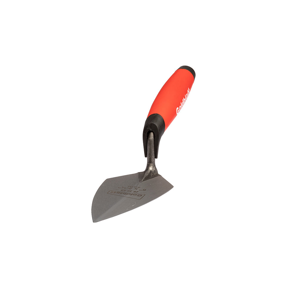 Goldblatt Red One-Piece Point Trowel 6in. x 2-3/4in.