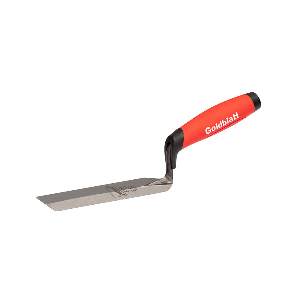 Goldblatt Red One-Piece Margin Trowel 6in. x 2in.