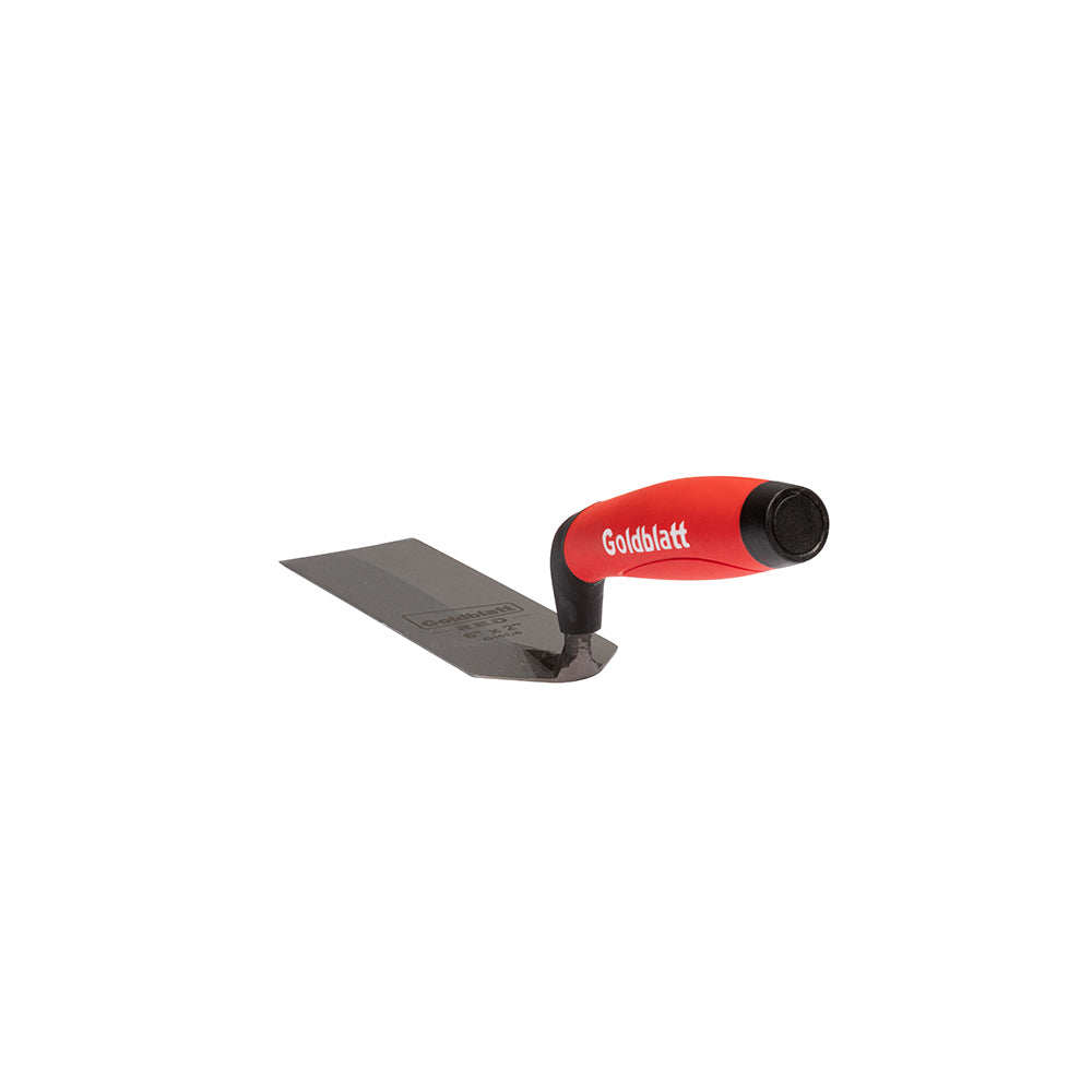 Goldblatt Red One-Piece Margin Trowel 6in. x 2in.