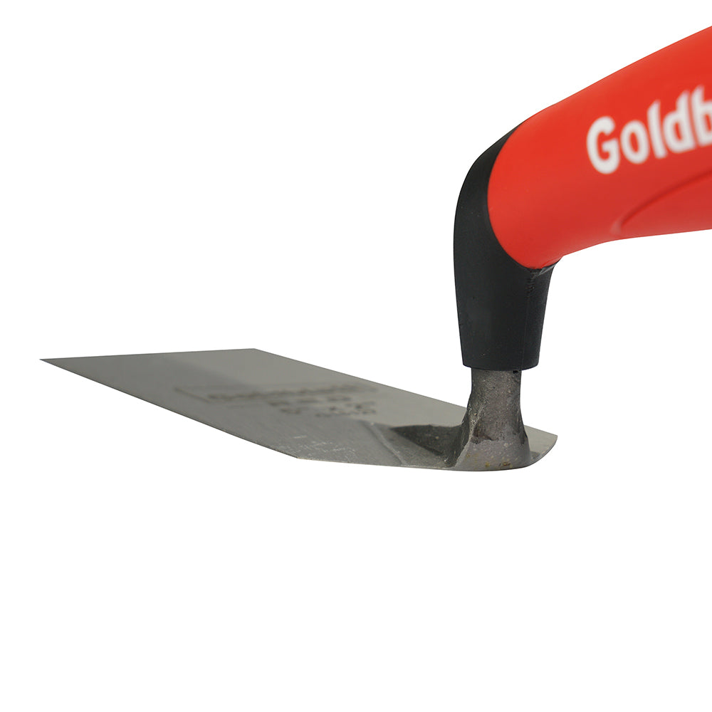 Goldblatt Red One-Piece Margin Trowel 5in. x 2in.