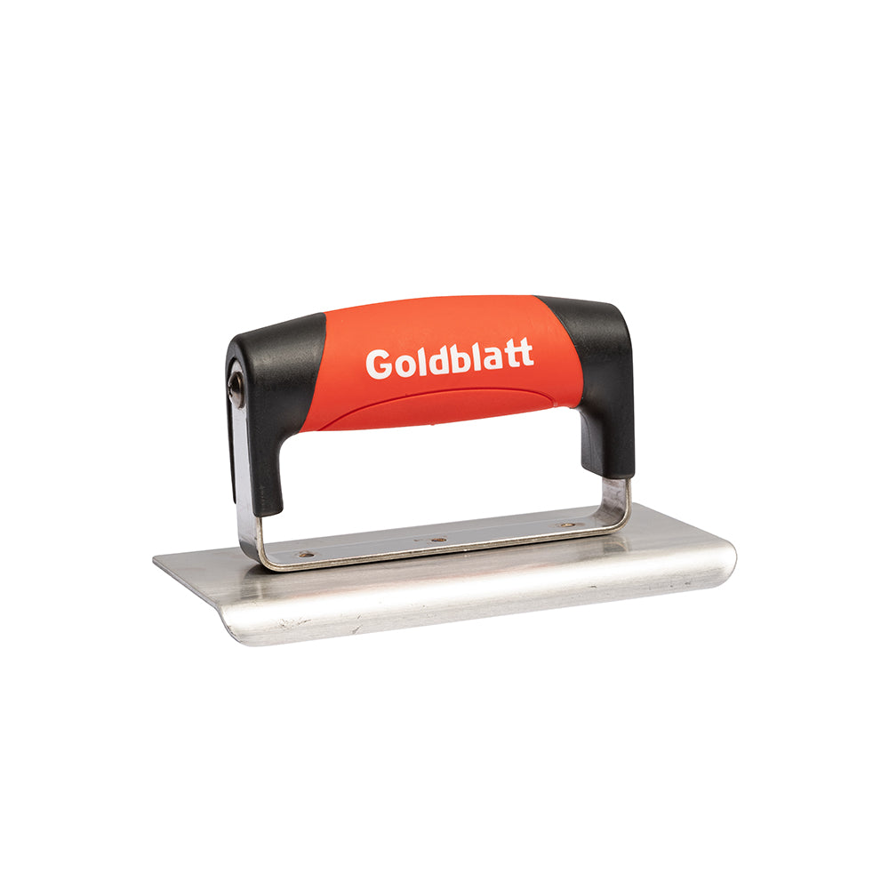 Goldblatt Red Stainless Steel Edger 1/4in. x 3/8in. W/Soft Grip