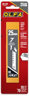 Olfa Snap Off Knife Blades 25mm 10 Pack