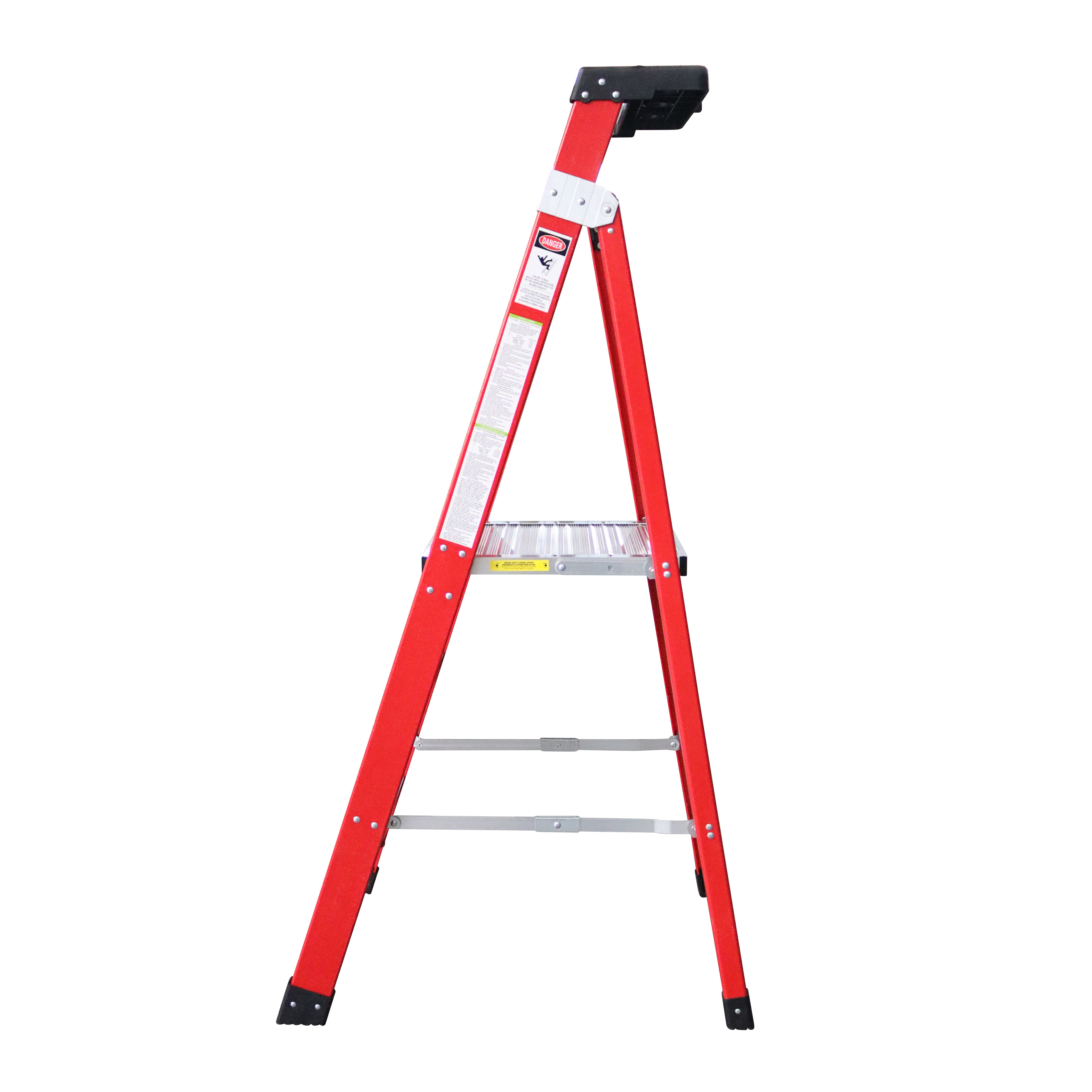 DuraDrive 3feet Fiberglass Platform Ladder, 300 Lbs. Grade 1A