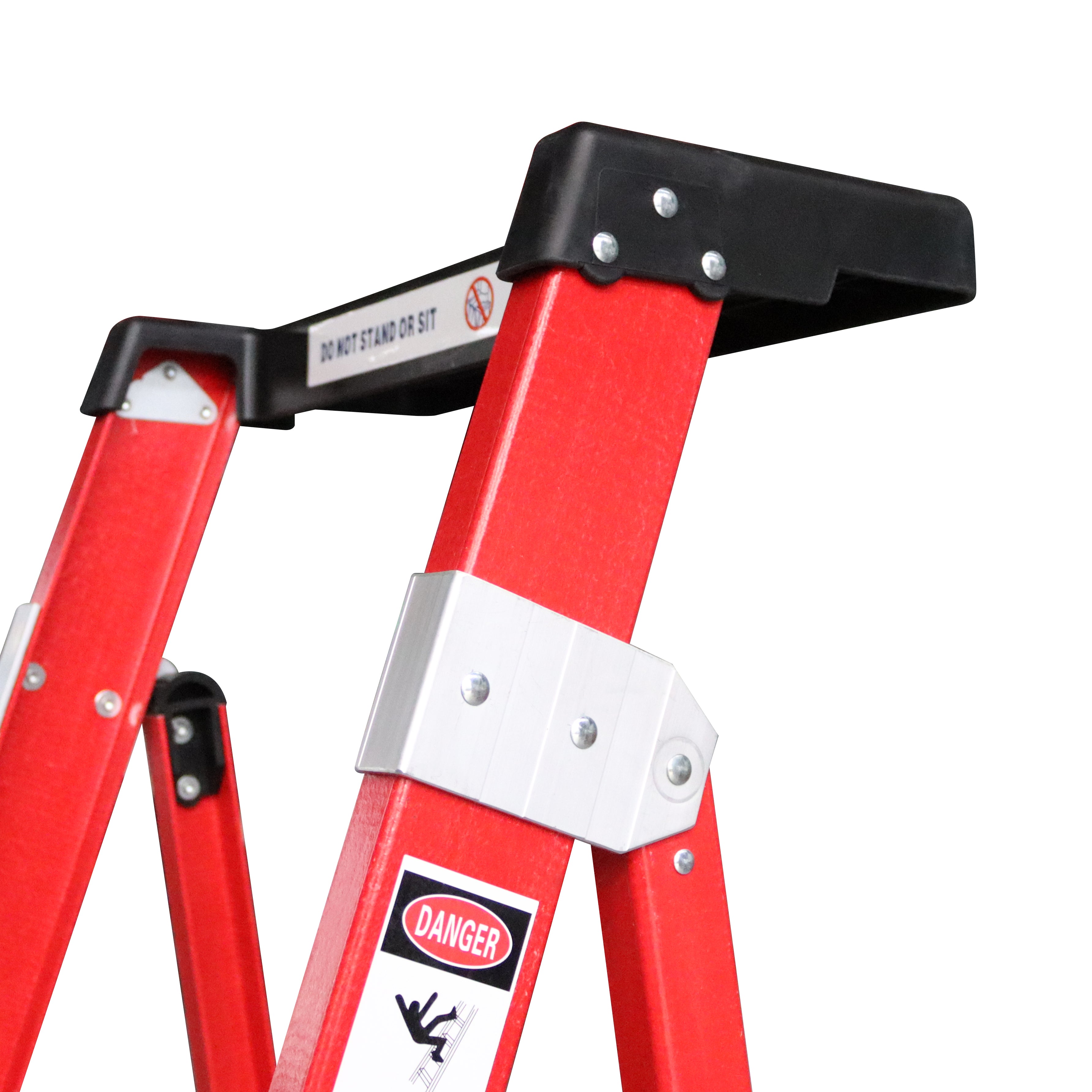 DuraDrive 3feet Fiberglass Platform Ladder, 300 Lbs. Grade 1A