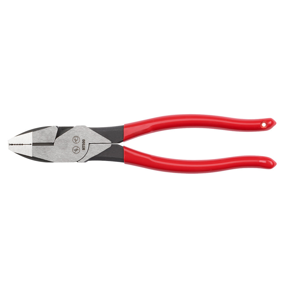 Milwaukee MT500 Linesmans Dipped Grip Pliers 9 in.