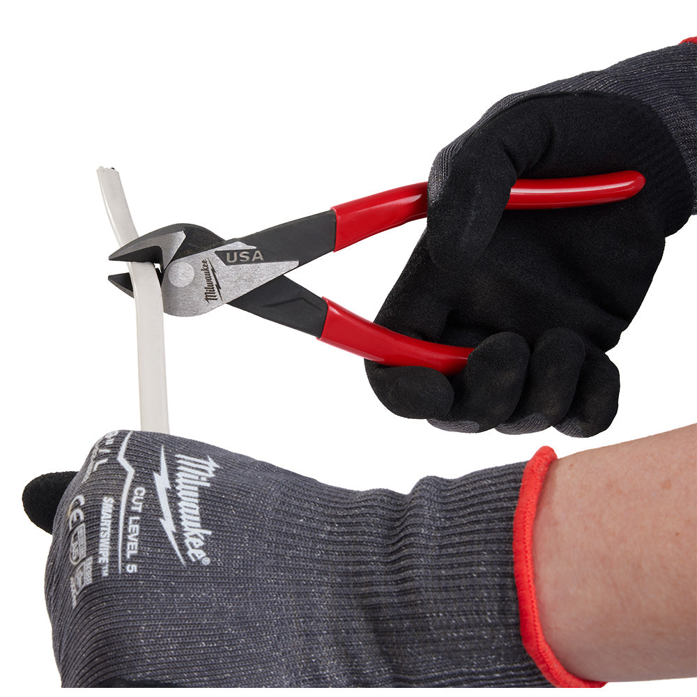 Milwaukee MT508 Diagonal Dipped Grip Cutting Pliers 8 in.