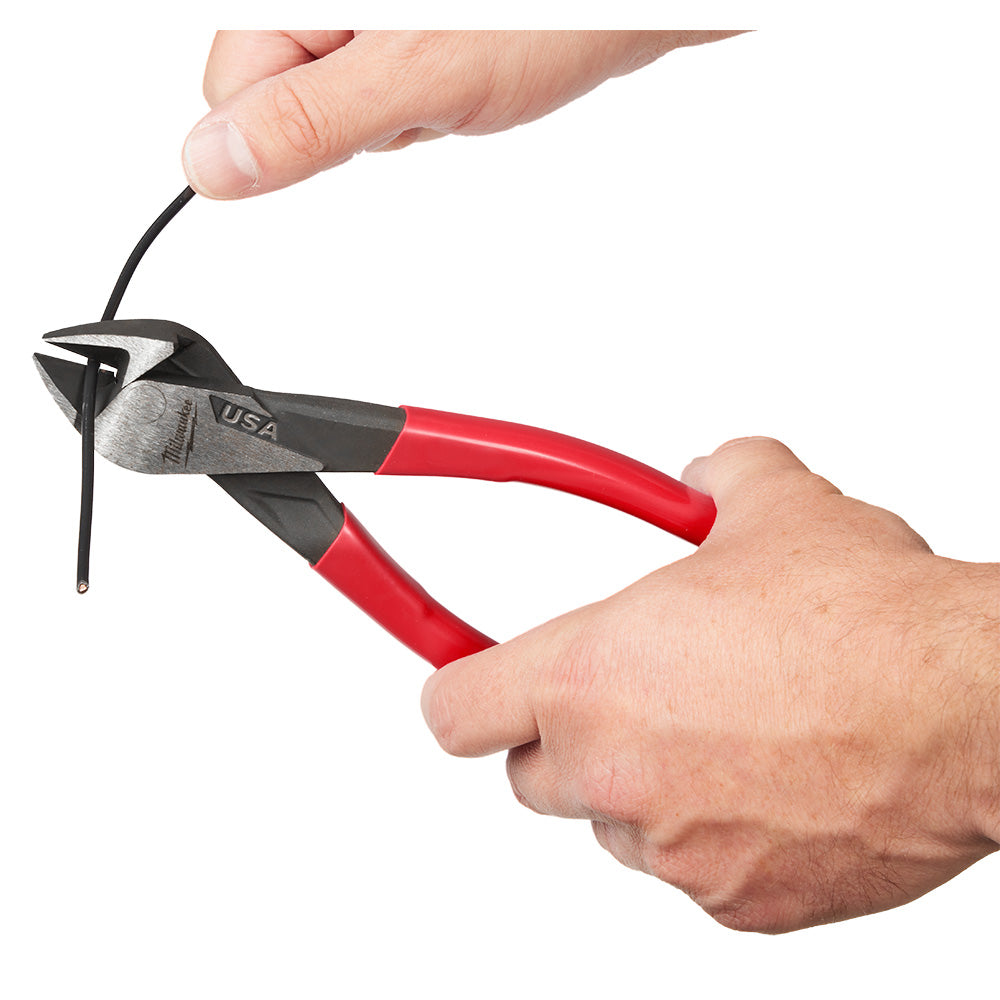 Milwaukee MT508 Diagonal Dipped Grip Cutting Pliers 8 in.