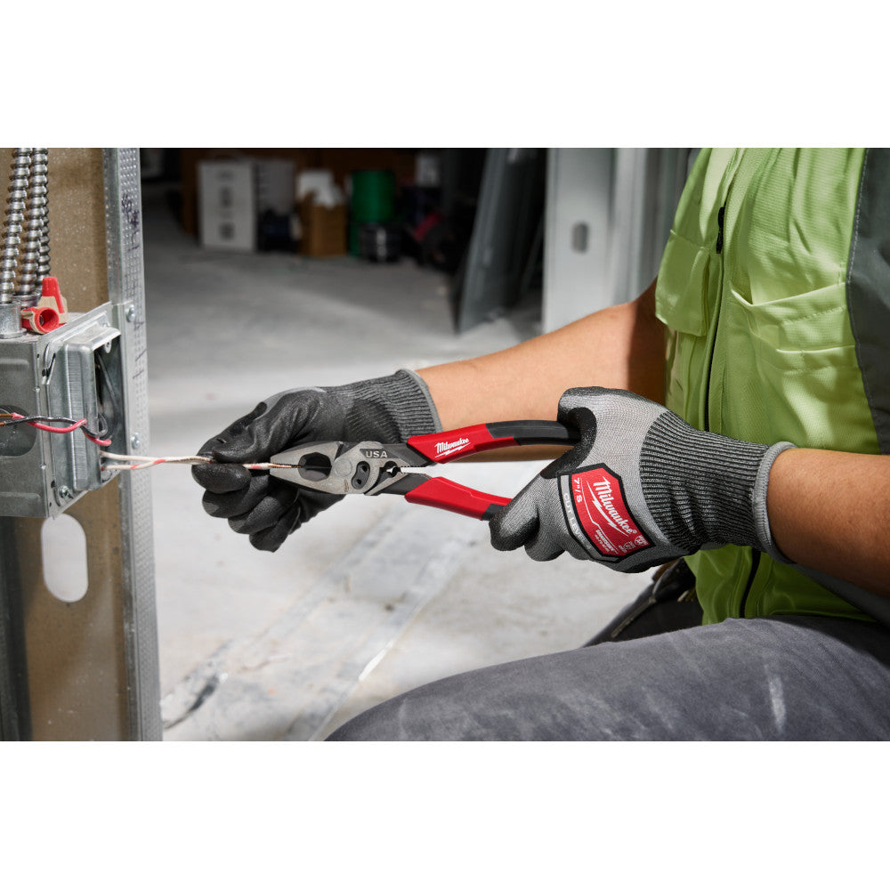 Milwaukee MT550C Linesmans Comfort Grip Pliers W/Crimper & Bolt Cutter
