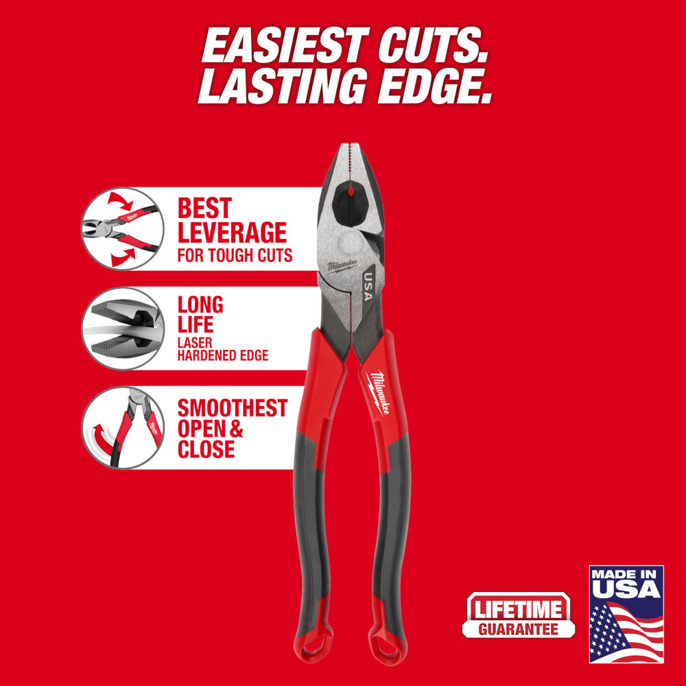Milwaukee MT550 Linesmans Comfort Grip Pliers 9 in.