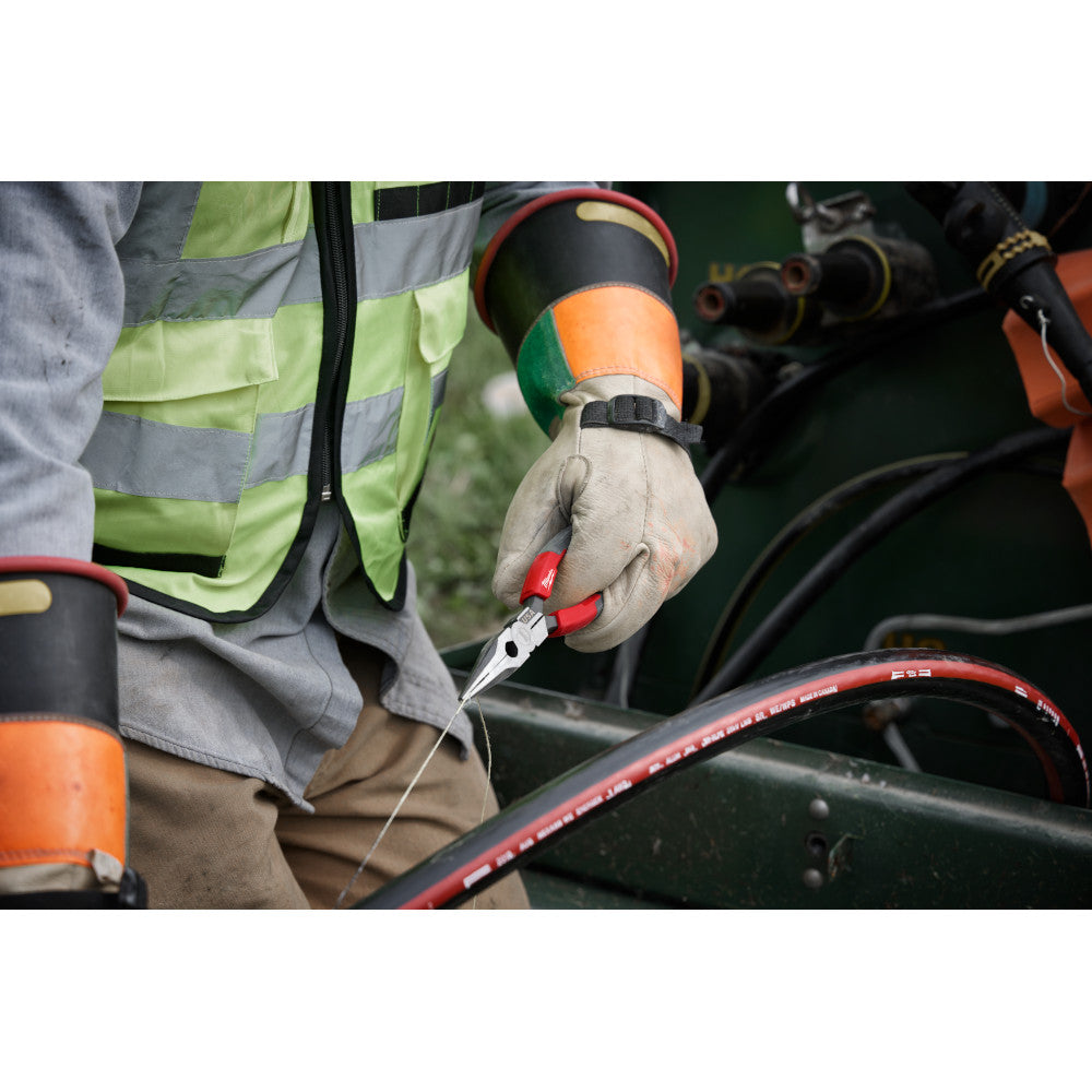 Milwaukee MT555 Long Nose Comfort Grip Pliers 8 in.