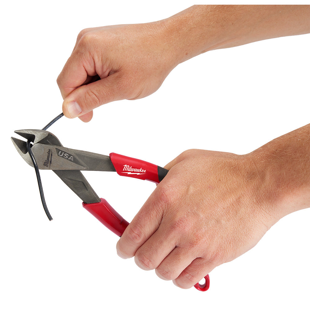 Milwaukee MT558 Diagonal Comfort Grip Cutting Pliers 8 in.