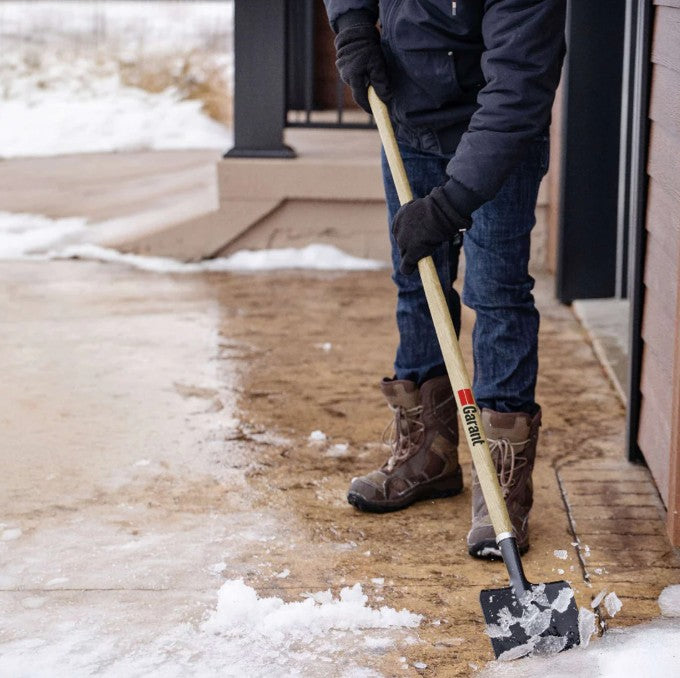 Garant NHSW7 7 in. Tempered Steel Blade Sidewalk Ice Scraper and Chopper