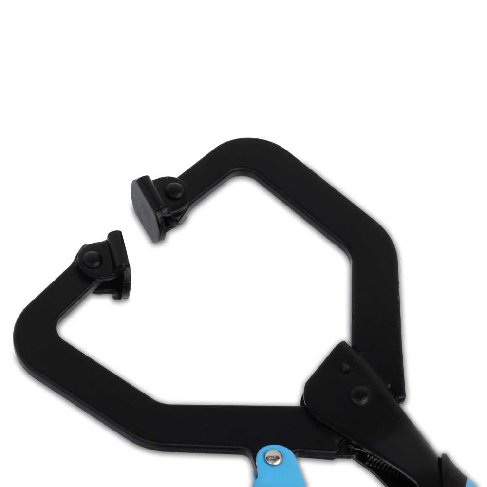 OX OX-P204302 AUTO ADJUST 7 Inches  C CLAMP WITH SWIVEL PAD - GRIPPED