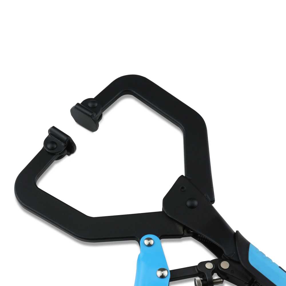 OX OX-P204802 AUTO ADJUST 11 Inches  C CLAMP WITH SWIVEL PAD - GRIPPED