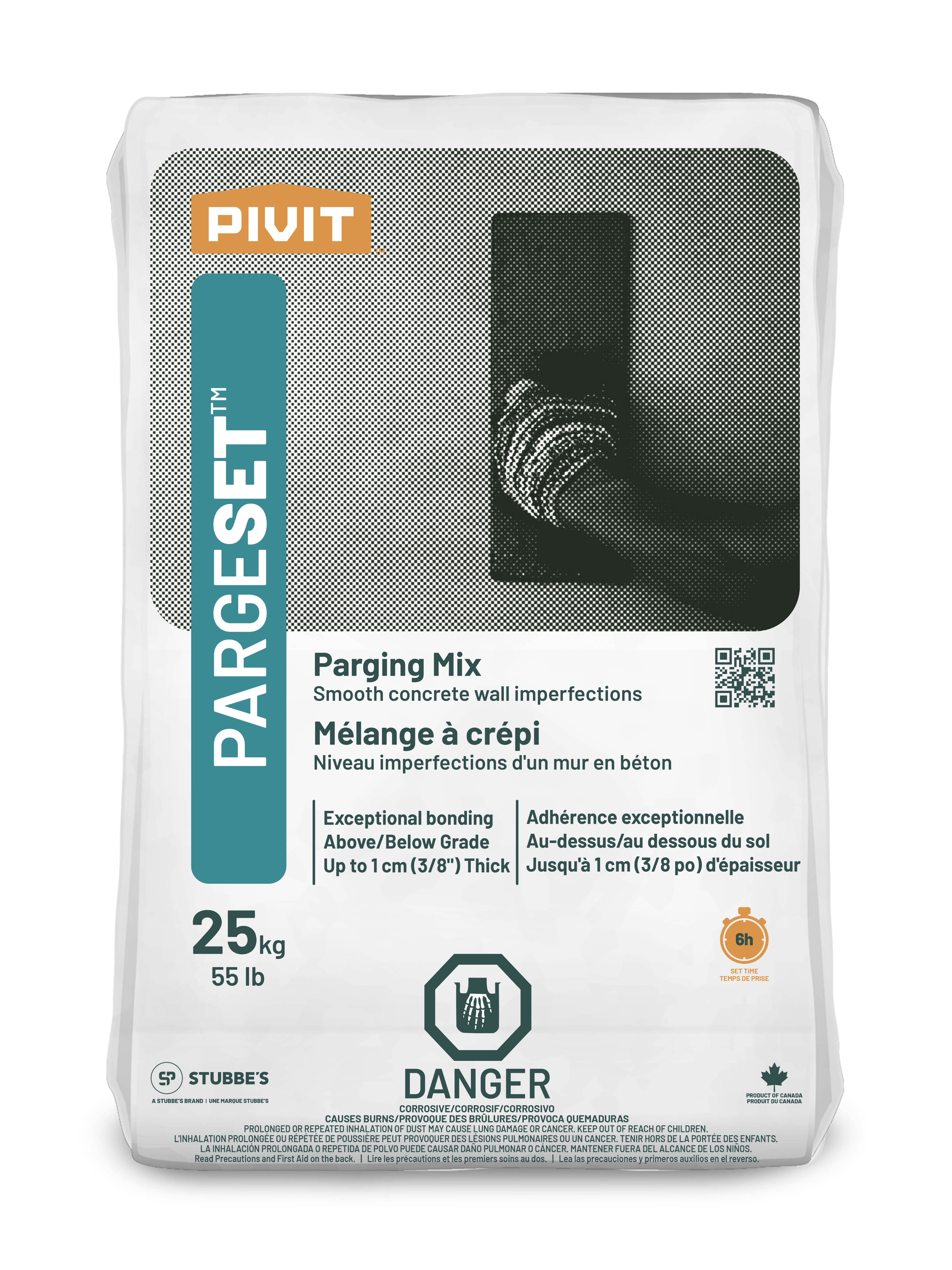 Pivit PargeSet 25 kg. Type S Parging Mix