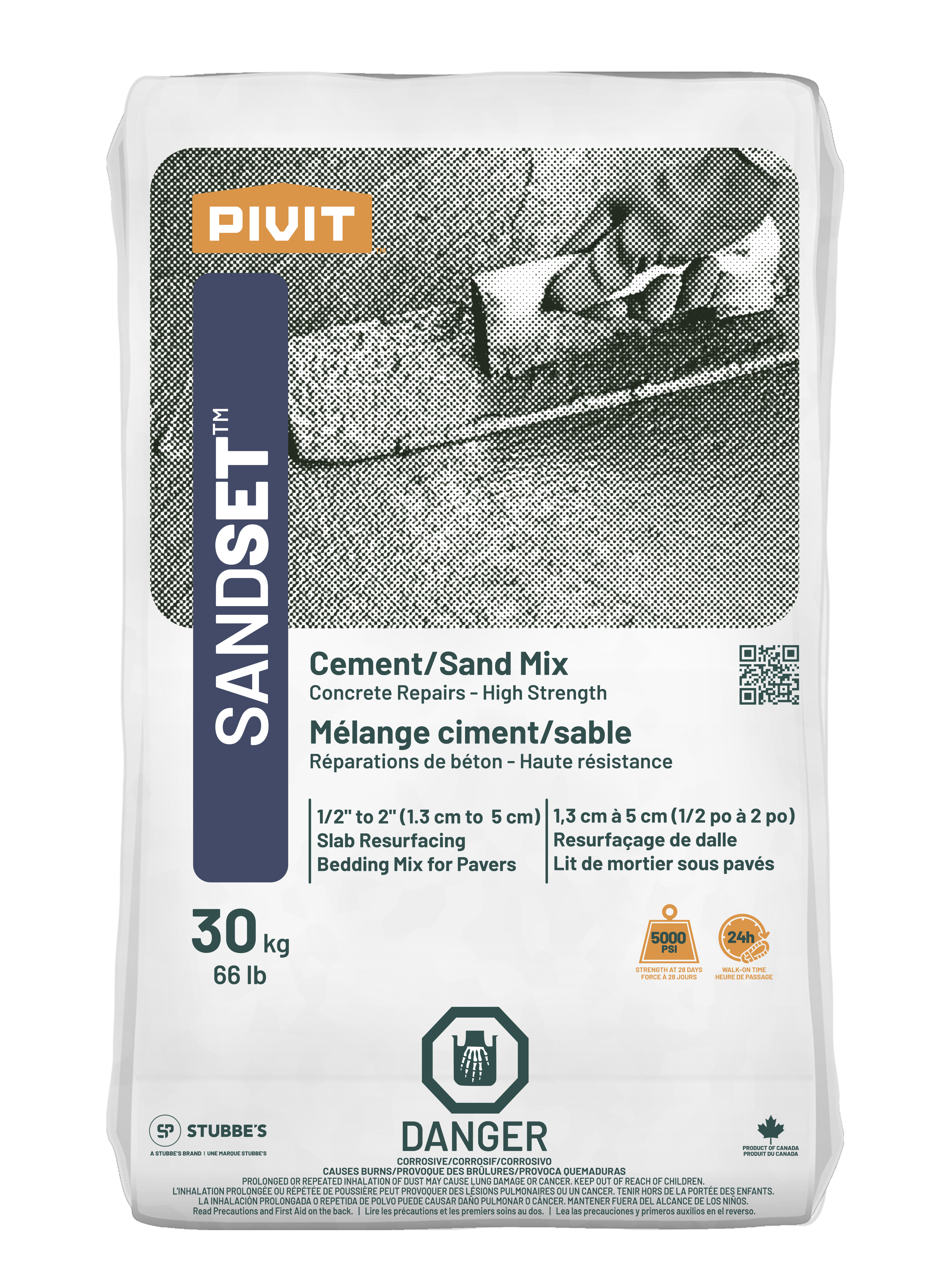 Pivit SandSet 30 kg. Cement Sand Mix