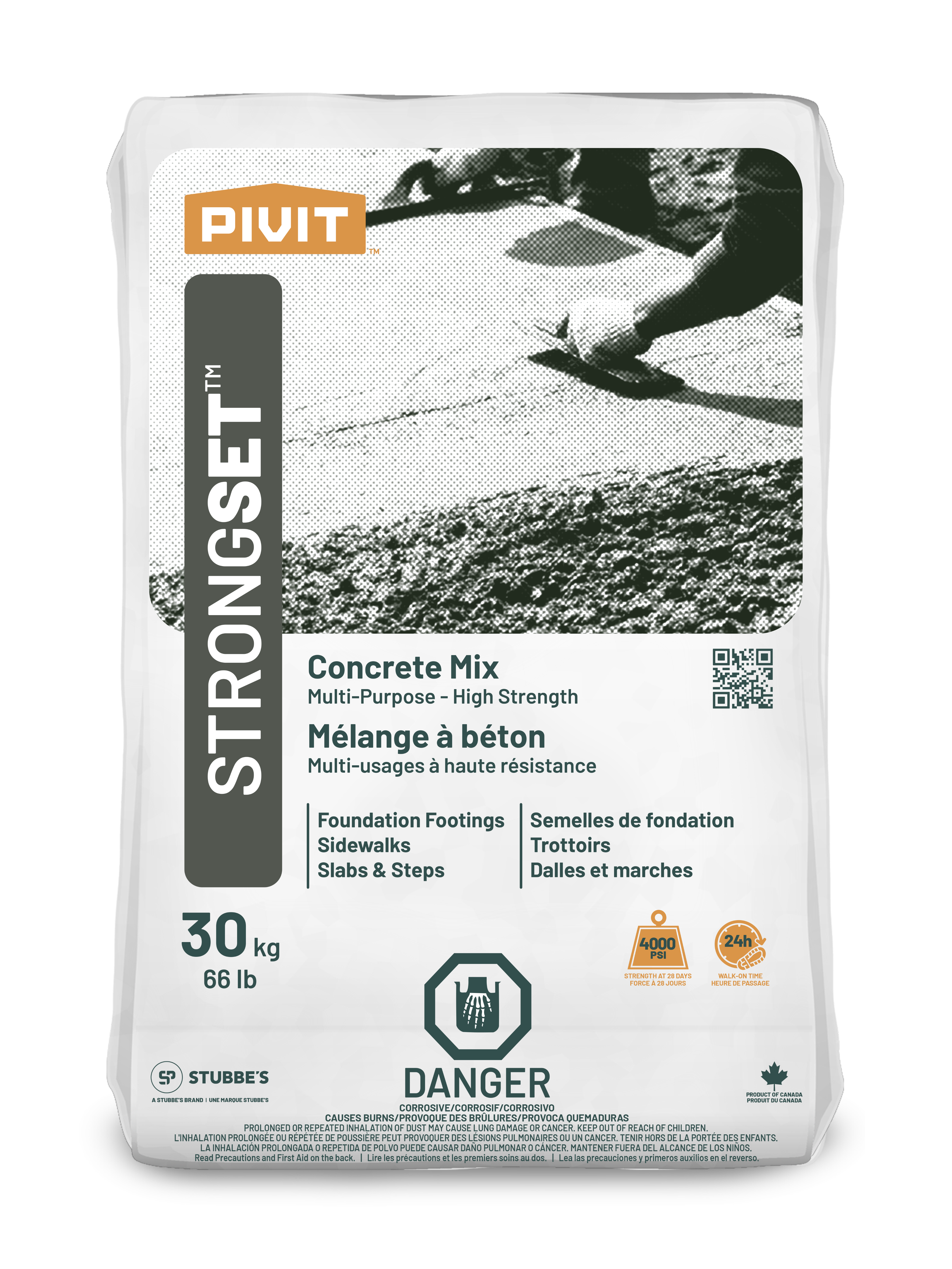 Pivit StrongSet 30 kg. Concrete Stone Mix