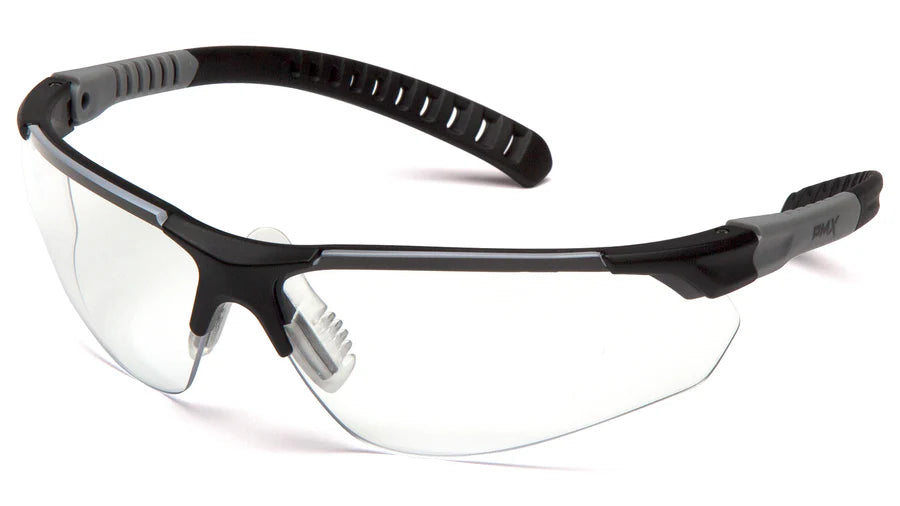 Pyramex SBG10110DTM Sitecore Safety Glasses W/Ratcheting Temples, H2Max Anti-Fog, Clear Lens