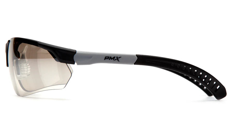 Pyramex SBG10180D Sitecore Safety Glasses W/Ratcheting Temples, Mirror Lens