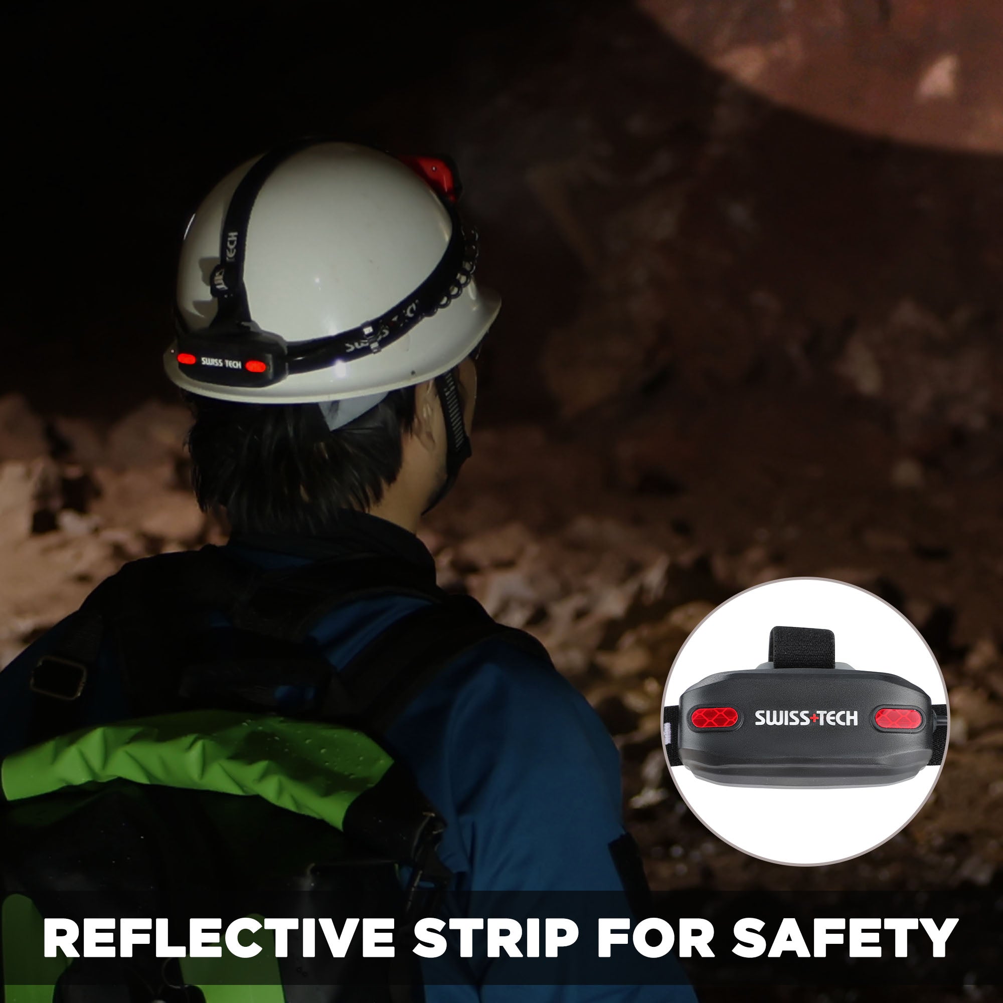 SWISS+TECH RECHARGEABLE HEADLAMP