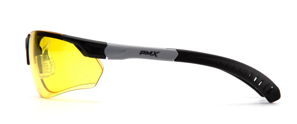 Pyramex SBG10130D Sitecore Safety Glasses W/Ratcheting Temples, Amber Lens