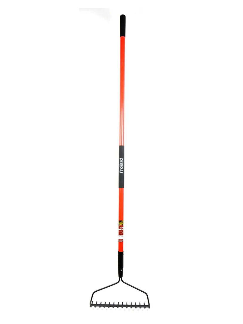 Proyard 62 in. 14-Tine Fiberglass Bow Rake
