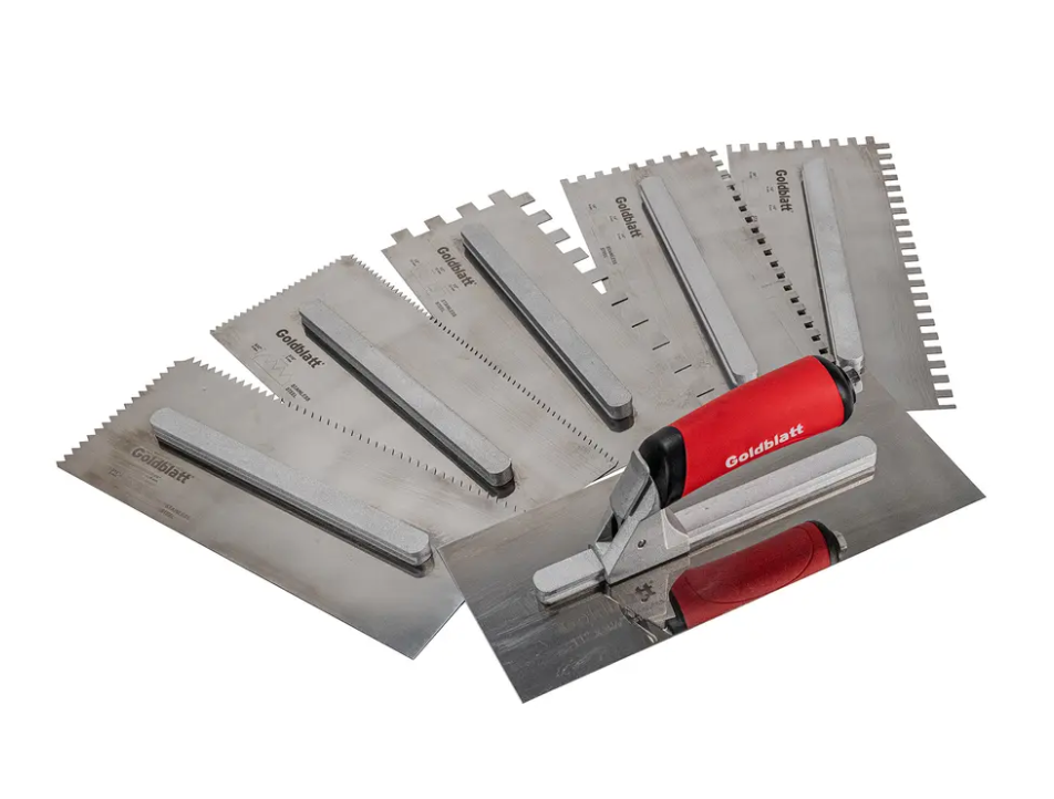 Goldblatt Quick Change Notch Trowel Kit