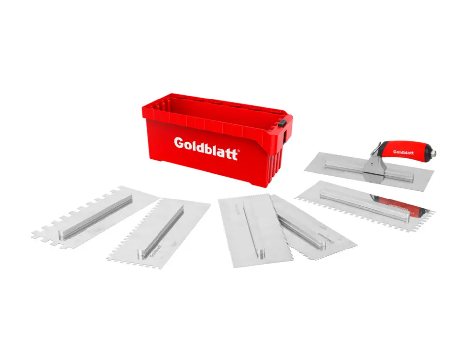 Goldblatt Quick Change Notch Trowel Kit