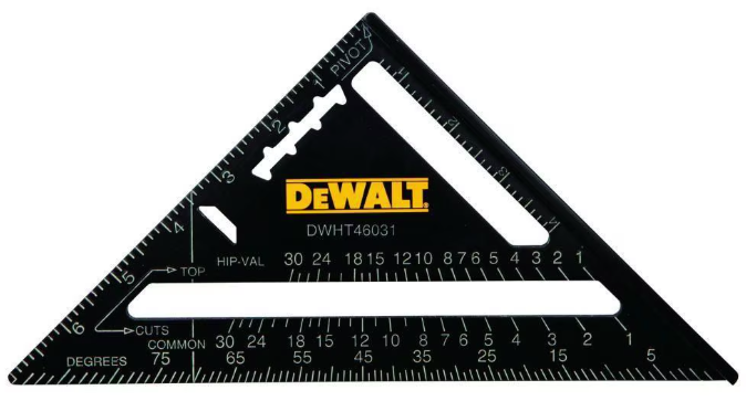 Dewalt DWHT46031 Premium Rafter Square 7 in.