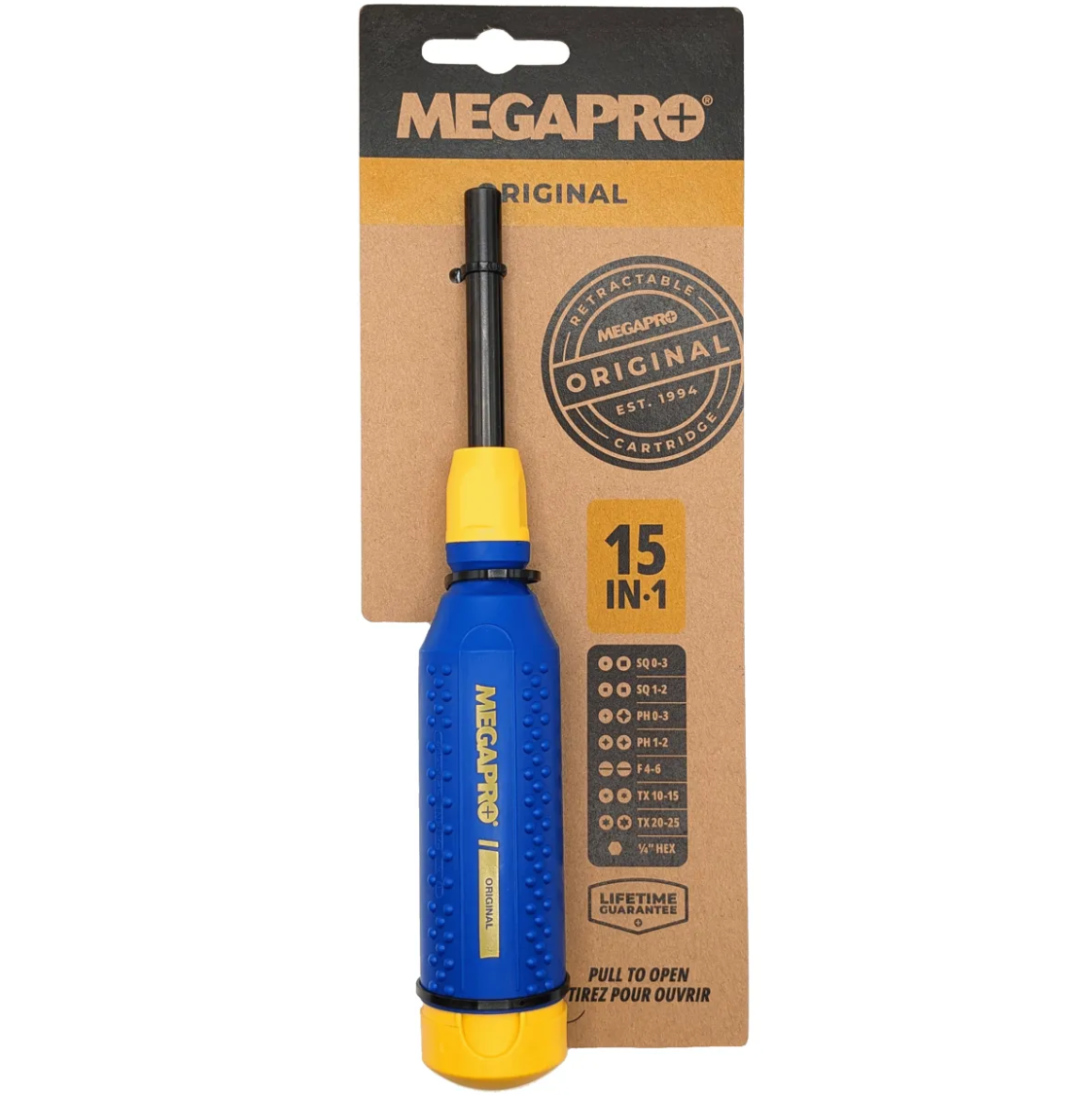 Megapro 80200214 15-In-1 Multi Bit Screwdriver