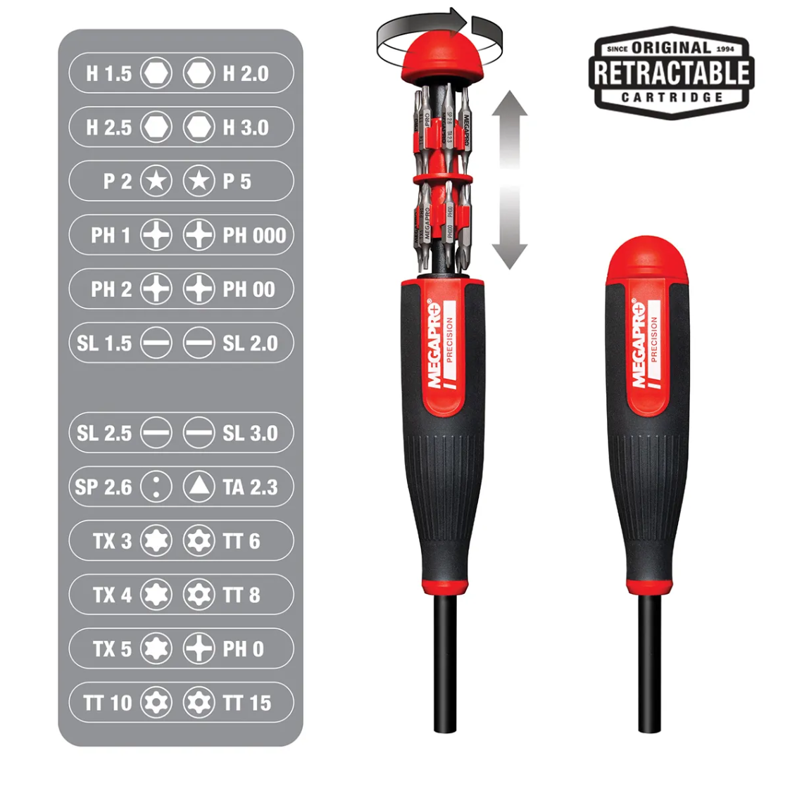Megapro 80000135 24-In-1 Precision Screwdriver