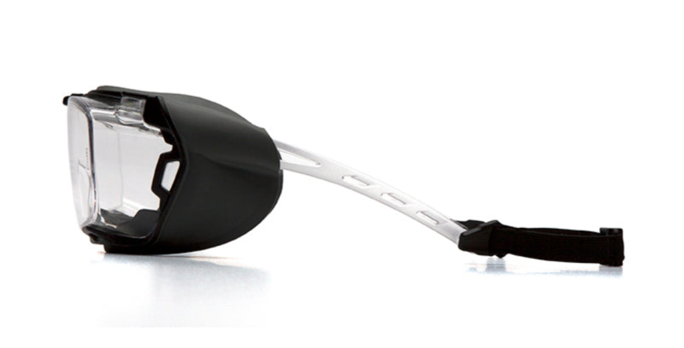 Pyramex S9910STMRG Cappture Plus Over The Spectacles Safety Glasses, H2X Anti-Fog, Clear Lens