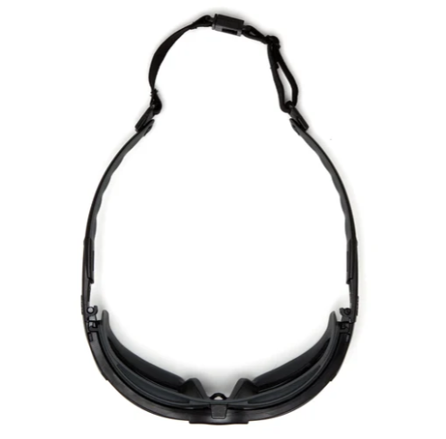 Pyramex GB9410STM Isotope Safety Glasses W/Rubber Gasket, H2Max Anti-Fog, Clear Lens