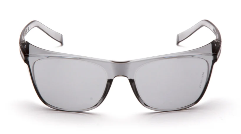 Pyramex S10925STM Legacy Safety Glasses W/Side Sheilds, H2Max Anti-Fog, Light Gray Lens