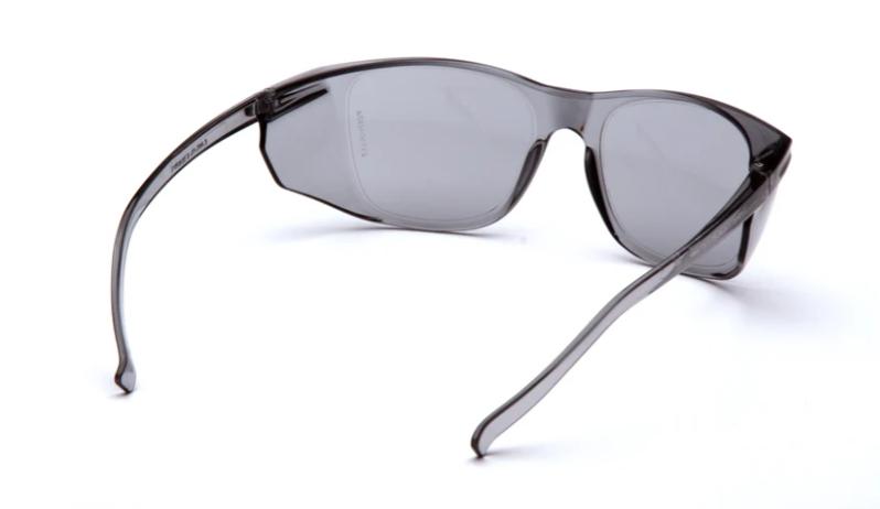 Pyramex S10925STM Legacy Safety Glasses W/Side Sheilds, H2Max Anti-Fog, Light Gray Lens