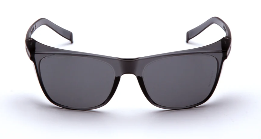 Pyramex S10920STM Legacy Safety Glasses W/Side Sheilds, H2Max Anti-Fog, Gray Lens