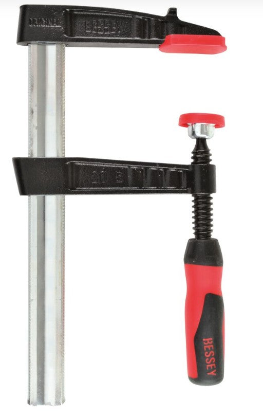 Bessey TG4.008+2K 8 in. x 4 in. 880 lb. Clamping Force Light Duty F-Style Woodworking Clamp with 2K Handle