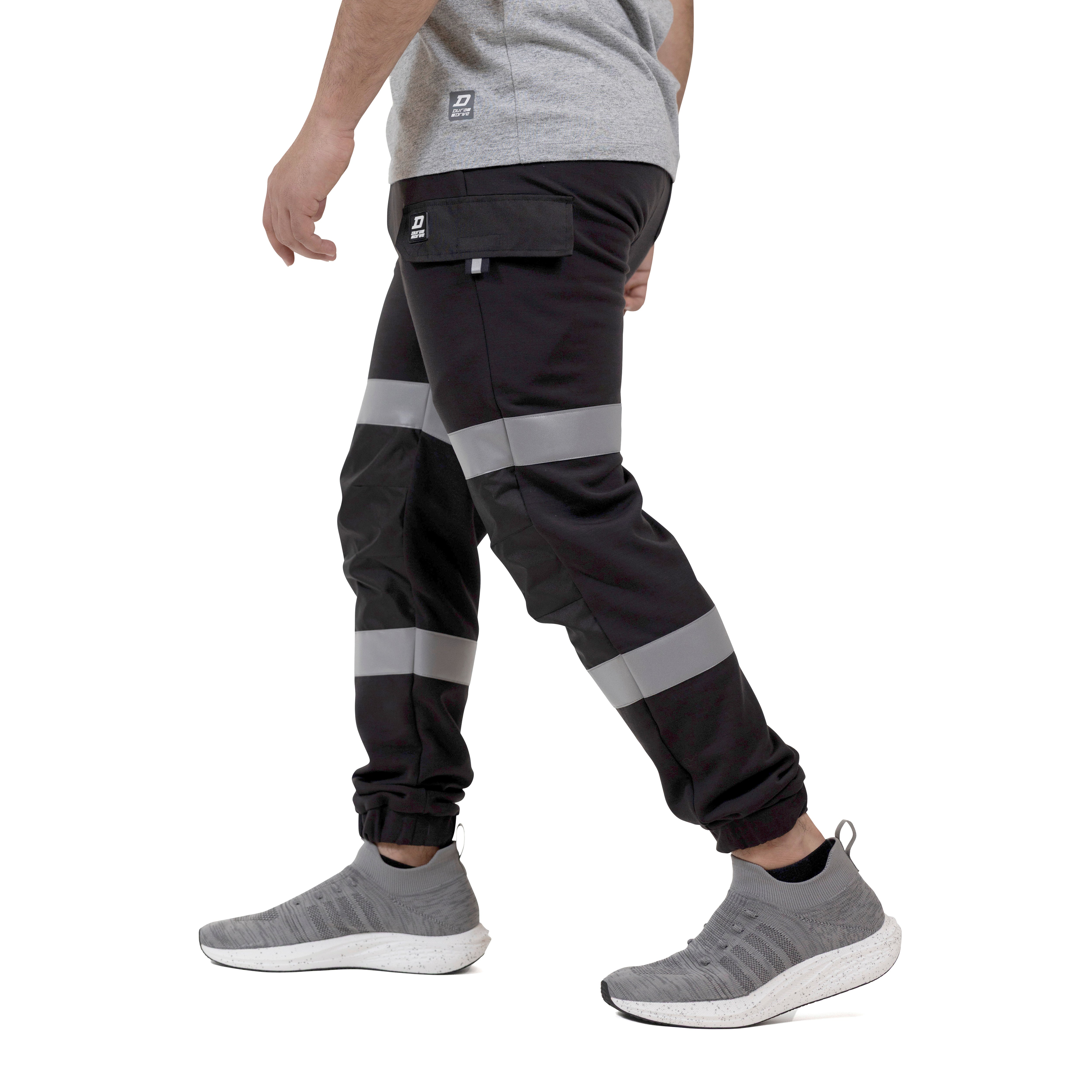 DuraDrive Hi-Vis Fleece Cargo Jogger Sweatpants