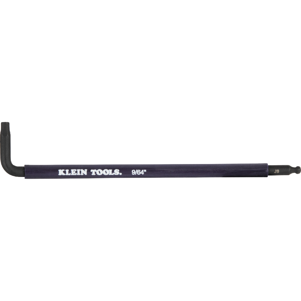 Klein BLS9 Ex-Long L Style Hex Key Caddy Set SAE 9-Piece